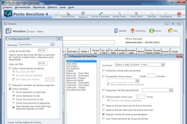 Software para controle de ponto