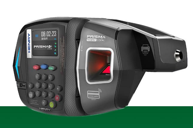 Relógio de ponto biométrico Prisma SF Advanced Henry