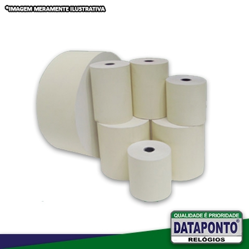 Bobina de Papel para Relógio de Ponto Curvelo - Bobina de Papel para Relógio de Ponto