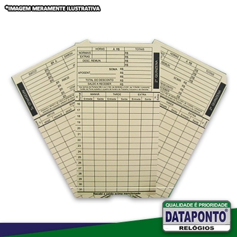 Cartão de Ponto Cartográfico Erechim - Cartão de Ponto para Empregada Doméstica