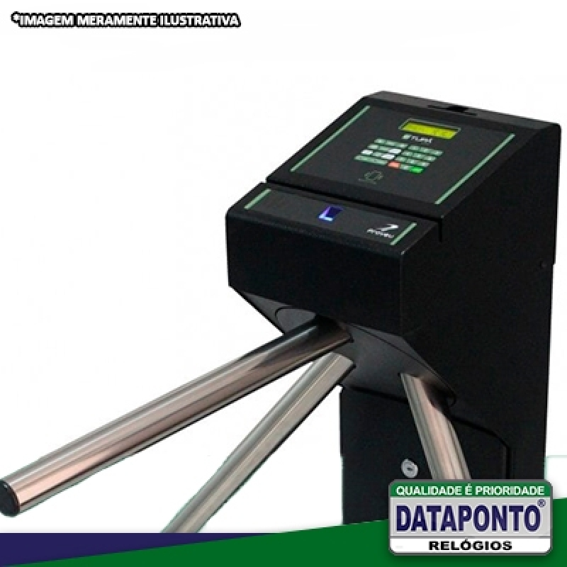 Catraca Biométrica Digital Valor Quixadá - Catraca com Leitor Biométrico