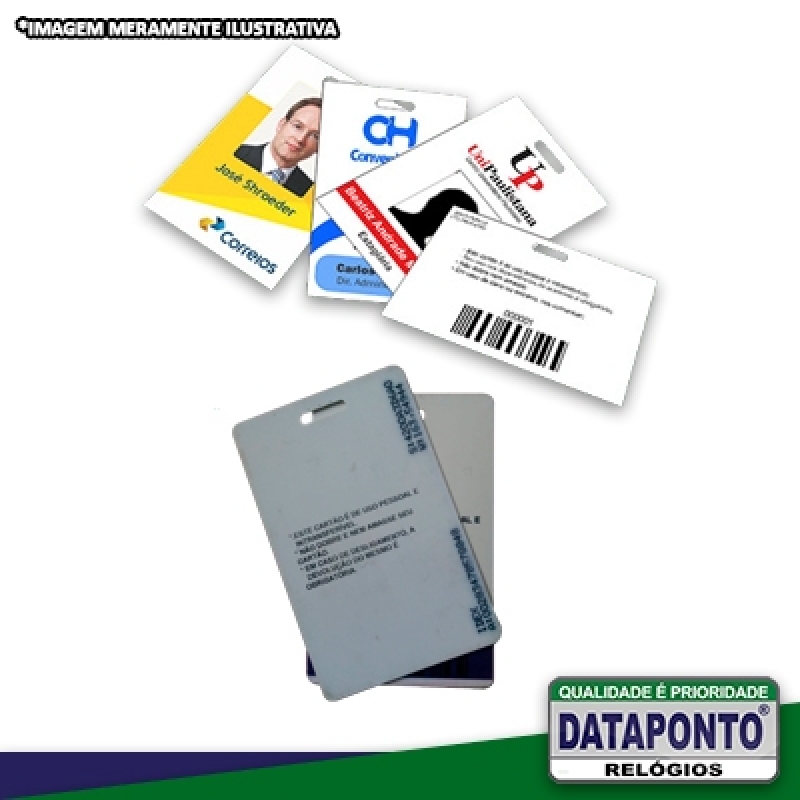 Crachá de Identificação Acrílico Barreiras - Crachá de Identificação Personalizado