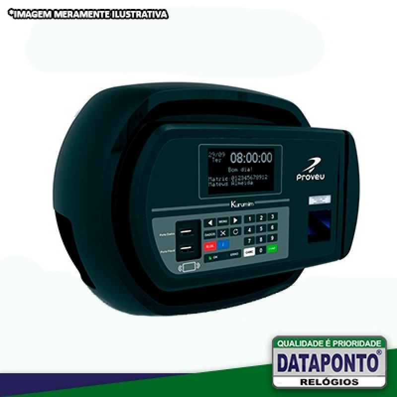 Empresa com Venda Relógio de Ponto Biométrico com Comprovante Barra do Garças - Relógio de Ponto Biométrico Wifi