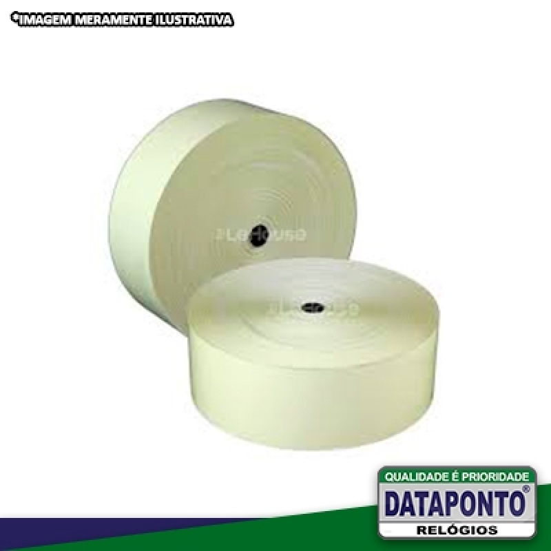 Venda de Bobina de Papel para Relógio de Ponto Santa Cruz - Bobina para Relógio de Ponto 57 X 300